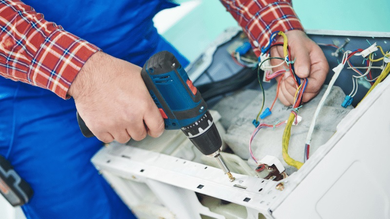 Manisa Finlux Finlux çamaşır makinesi kart tamiri – Su almama arızası orijinal parça ile giderildi. - Teknik servis örneği