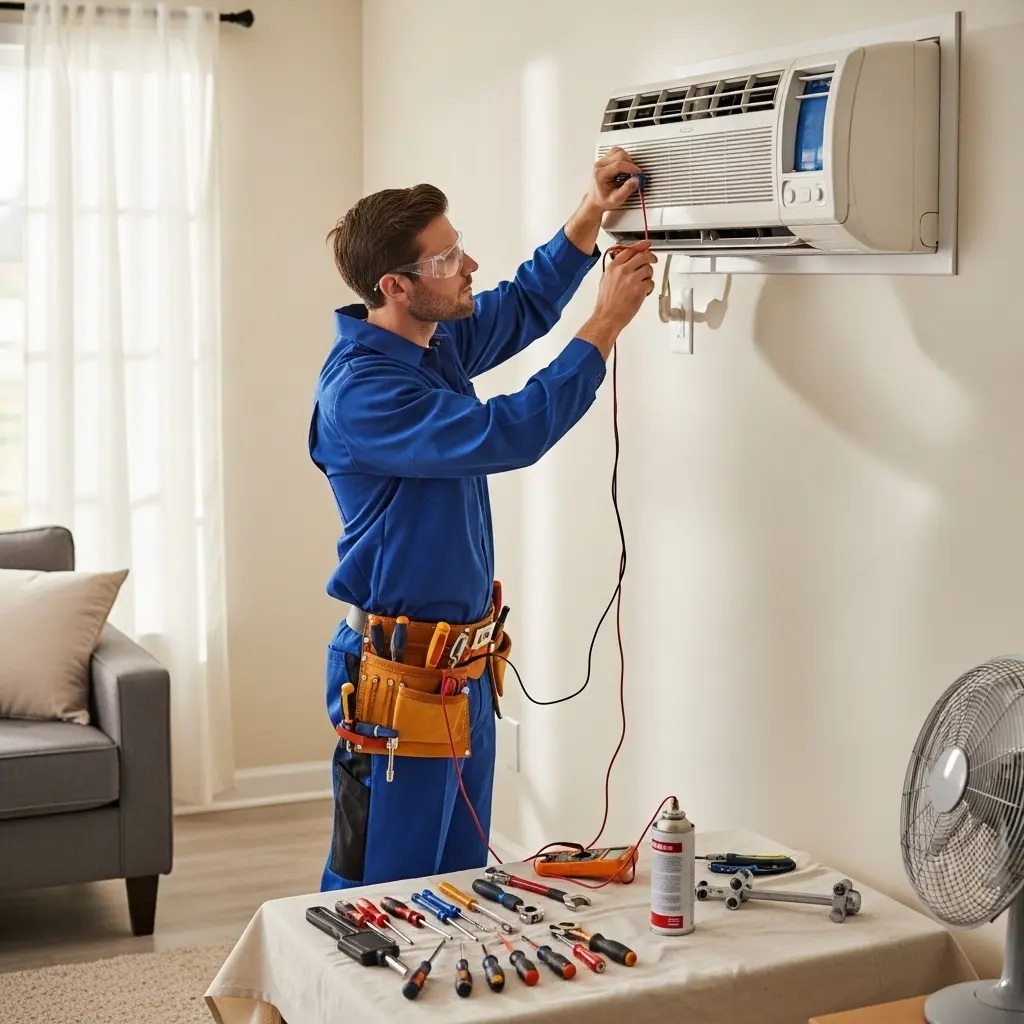 Manisa Finlux Finlux klima gaz dolumu ve bakım – Enerji verimliliği artırıldı. - Teknik servis örneği